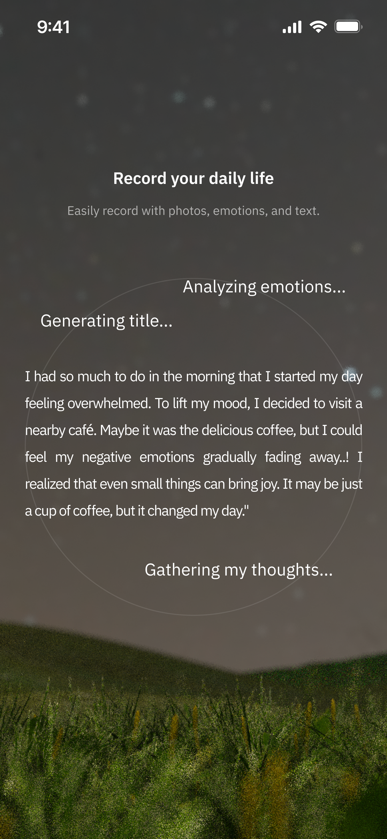 Daily Journal Screen